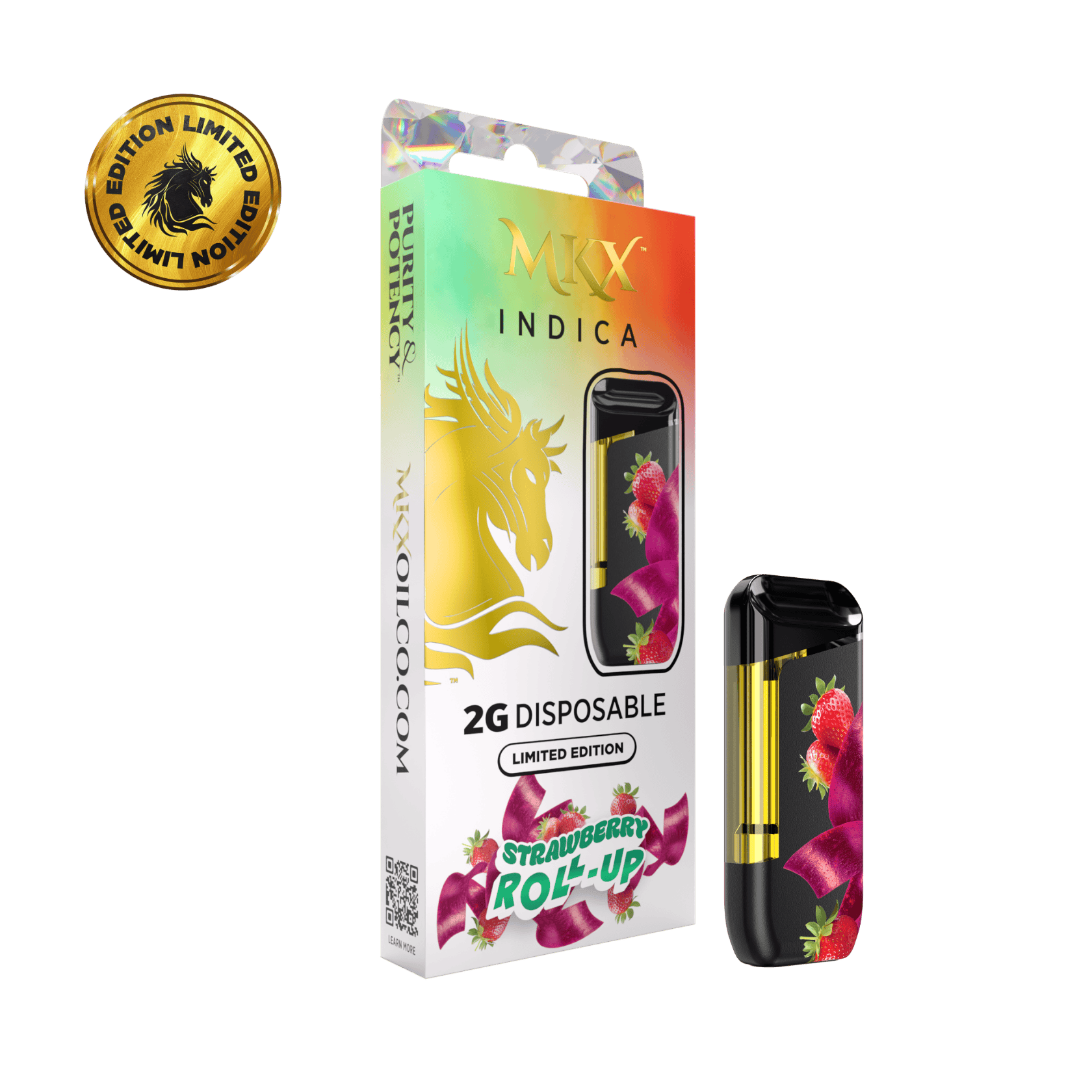 MKX Oil Co - (Limited Edition) Strawberry Roll-Up | Disposable | 2g - 1