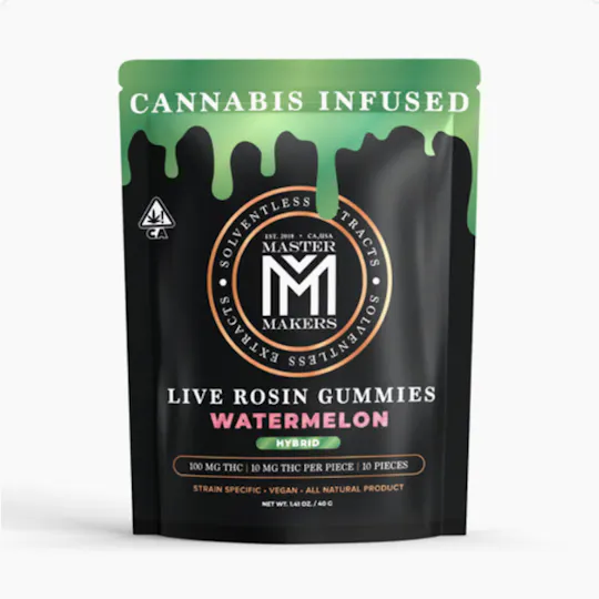 Master Makers - Master Makers | Watermelon Gummies | 100mg | 10pk | 10mg/ea - 1