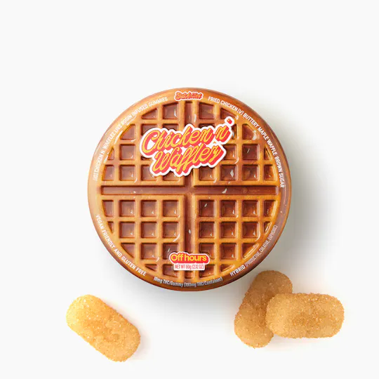Off Hours - Chicken N' Wafflez Live Rosin Gummies | 100mg | 10ct | 10mg/ea - 1