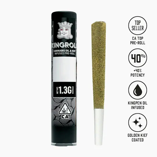 Kingroll - Kingroll Original | Animal Mints x Bubba Kush | Infused Joint | 1.3g - 1
