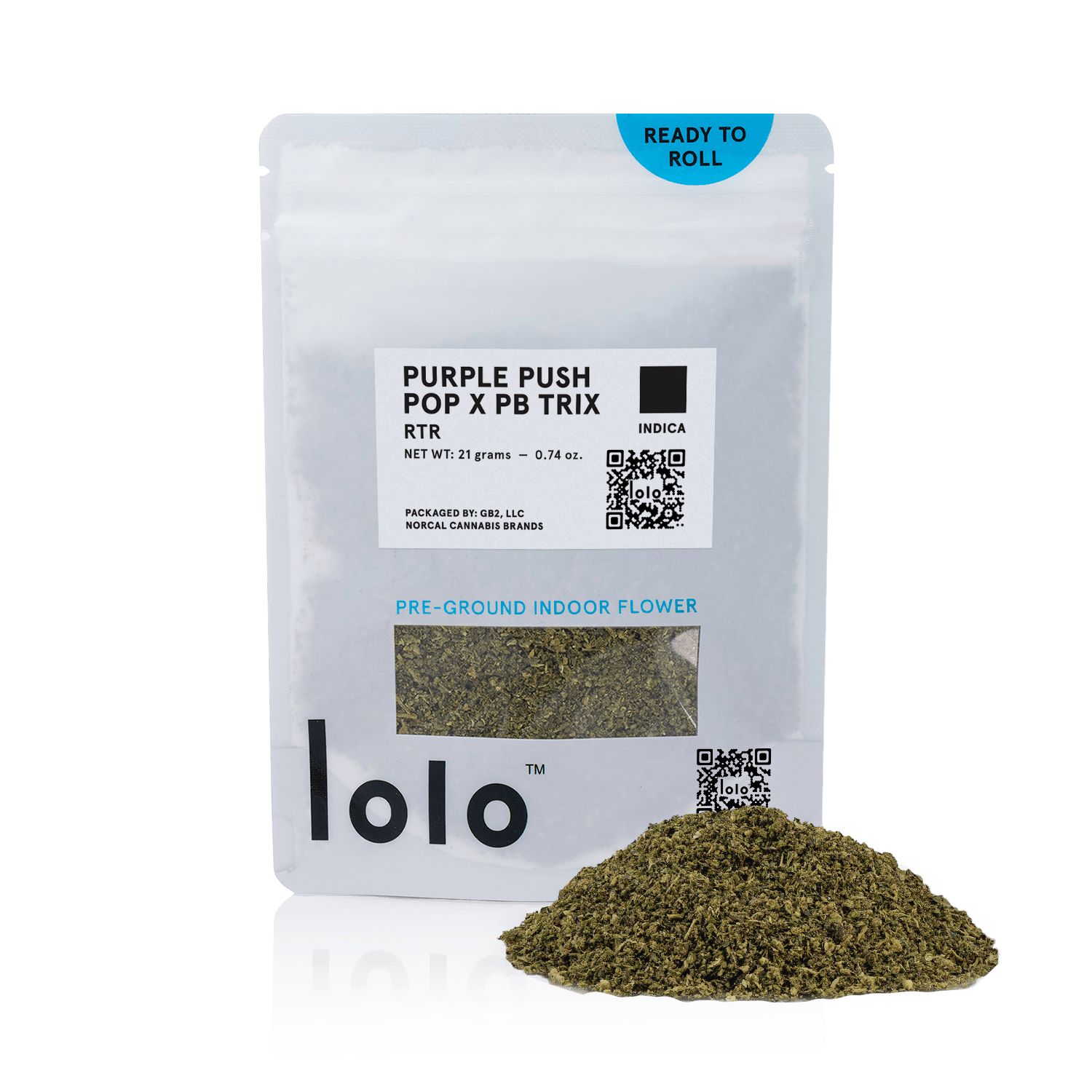 lolo - Purple Push Pop + PB Trix | Indoor Ready To Roll | 21g - 1