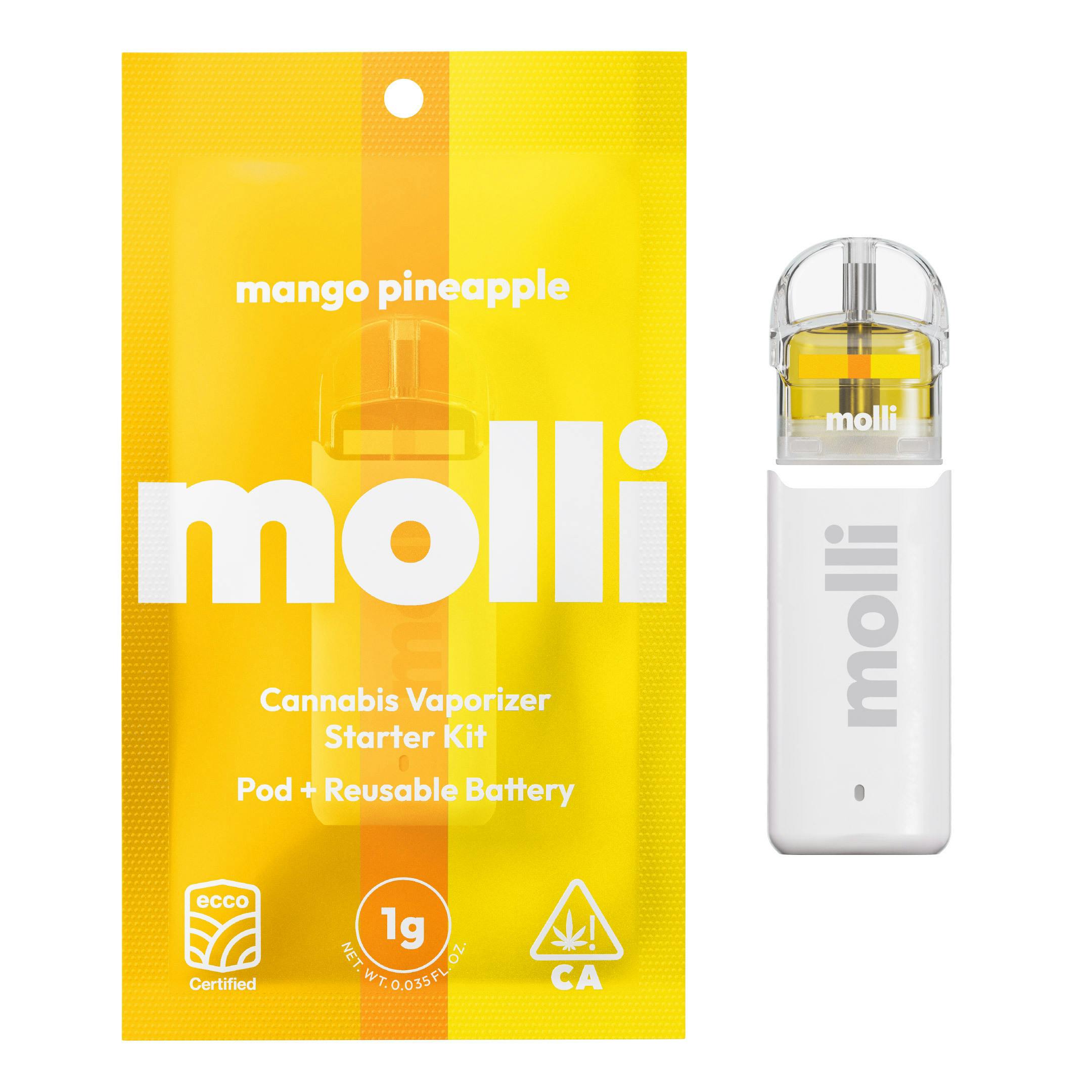 Molli - Mango Pineapple | Pod Starter Kit | 1g - 1