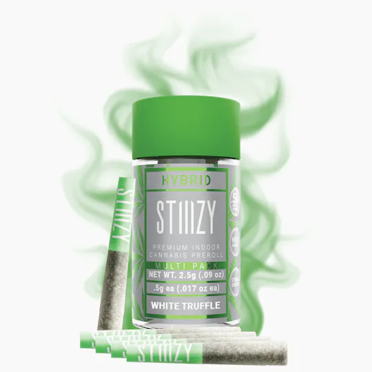 STIIIZY - - WHITE TRUFFLE - 2.5G Naked Preroll Multipack - 1