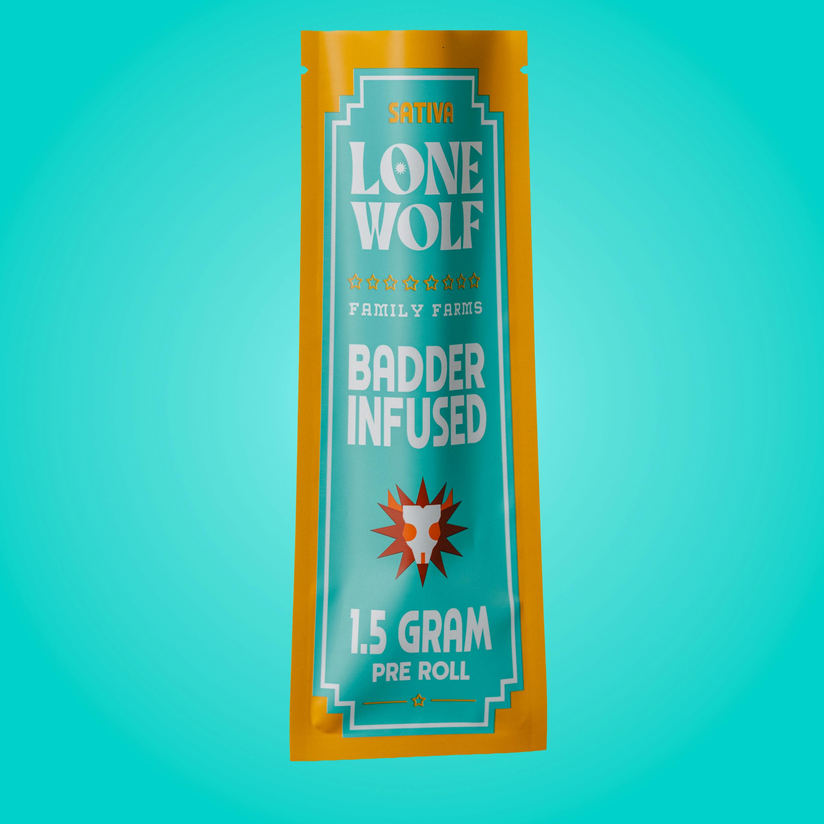 Lone Wolf Family Farms - Bubblegum | Badder Infused Joint | 1.5g - 1