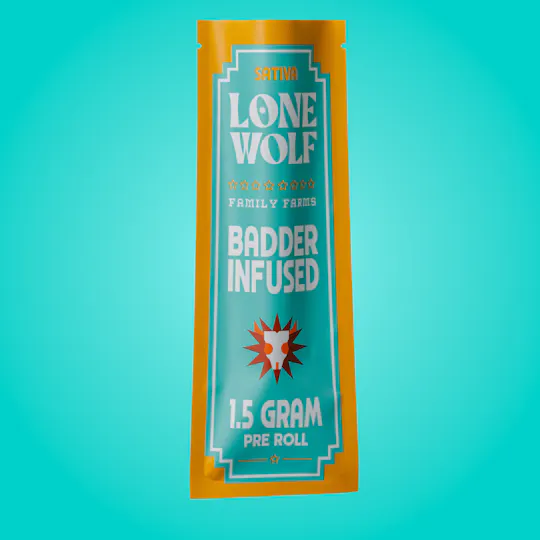 Lone Wolf Family Farms - Bubblegum | Badder Infused Joint | 1.5g - 1