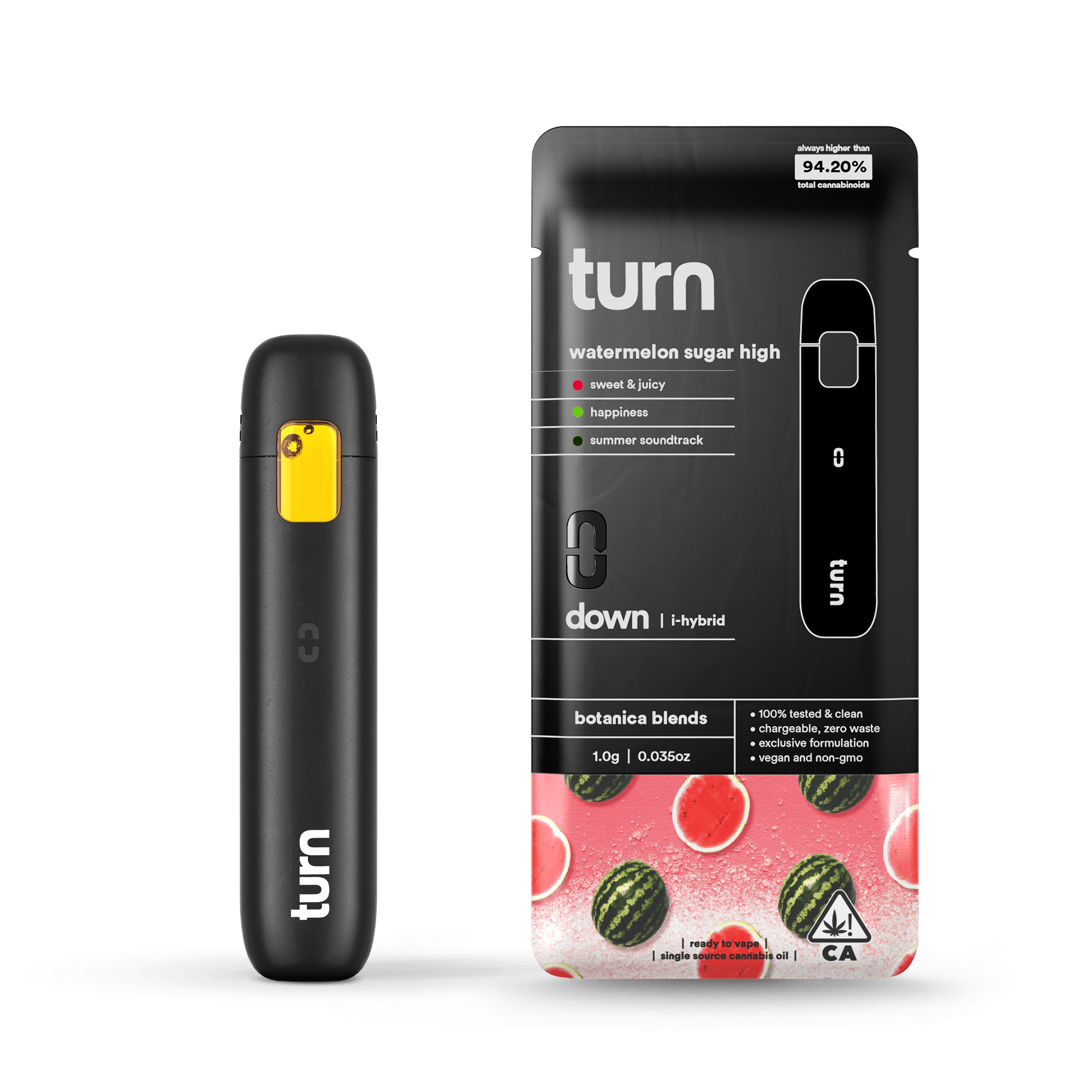 turn - Watermelon Sugar High | Botanica Blends | AIO | Indica-Hybrid - 1