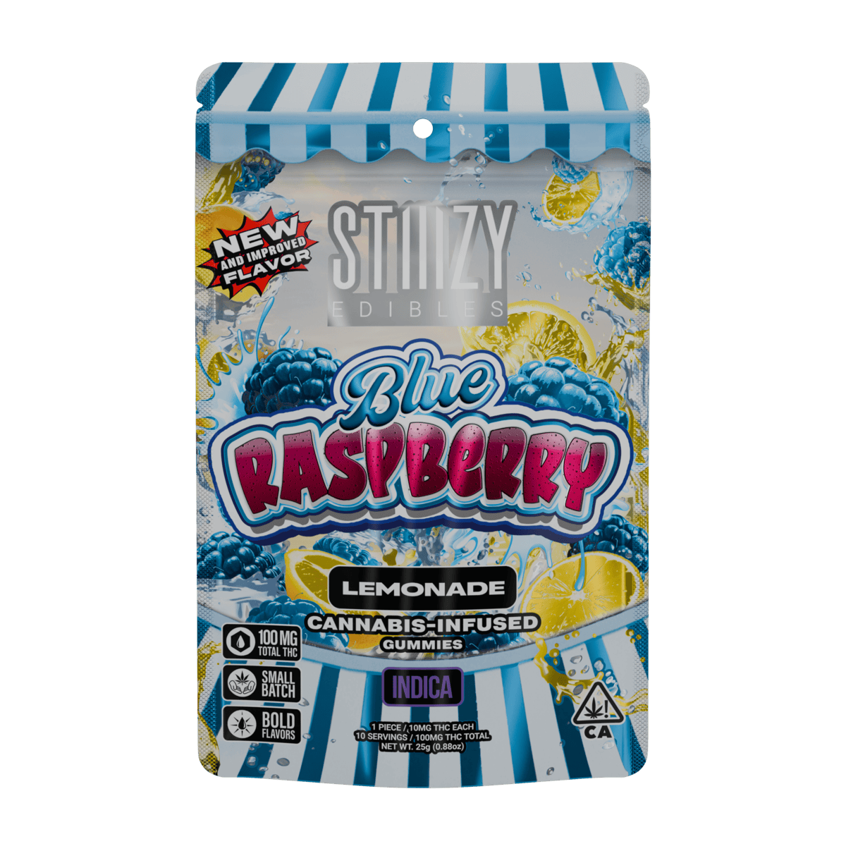 STIIIZY - - BLUE RASPBERRY - 100MG LEMONADE EDIBLES - 1