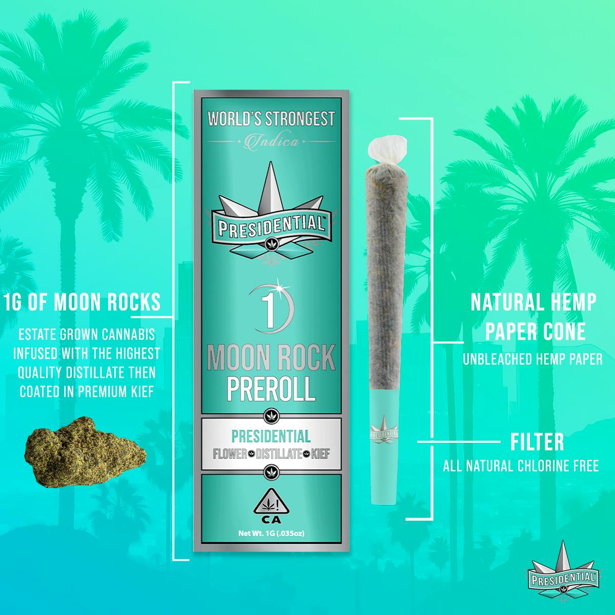 Presidential - Presidential Moon Rock Preroll - Classic (1g) - 1