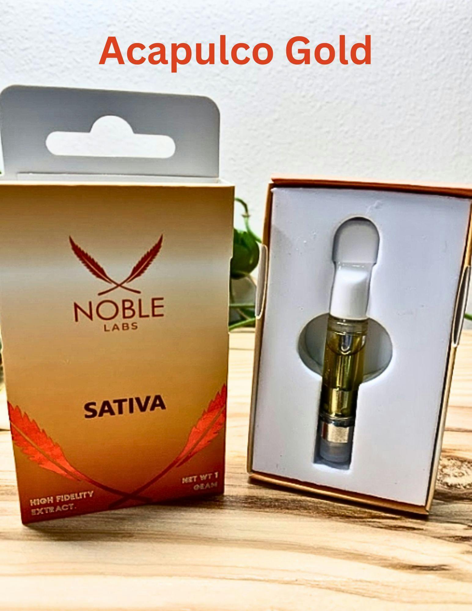 Noble Labs - Noble Labs - Full Spectrum Terpene Carts 1g | Acapulco Gold - 1