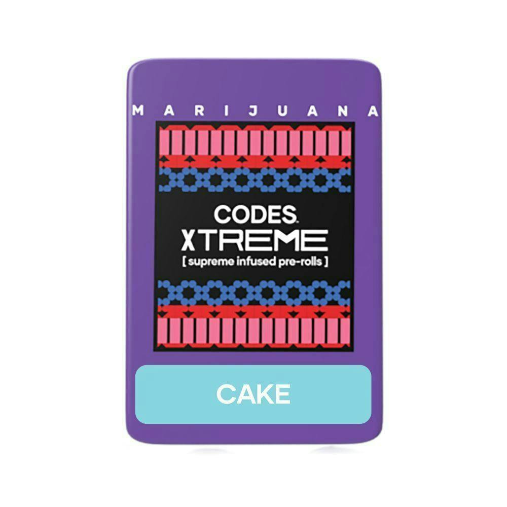 Codes - Cake x Dulce De Fresa | Xtreme Infused Minis | 0.7g each | 3pk - 1
