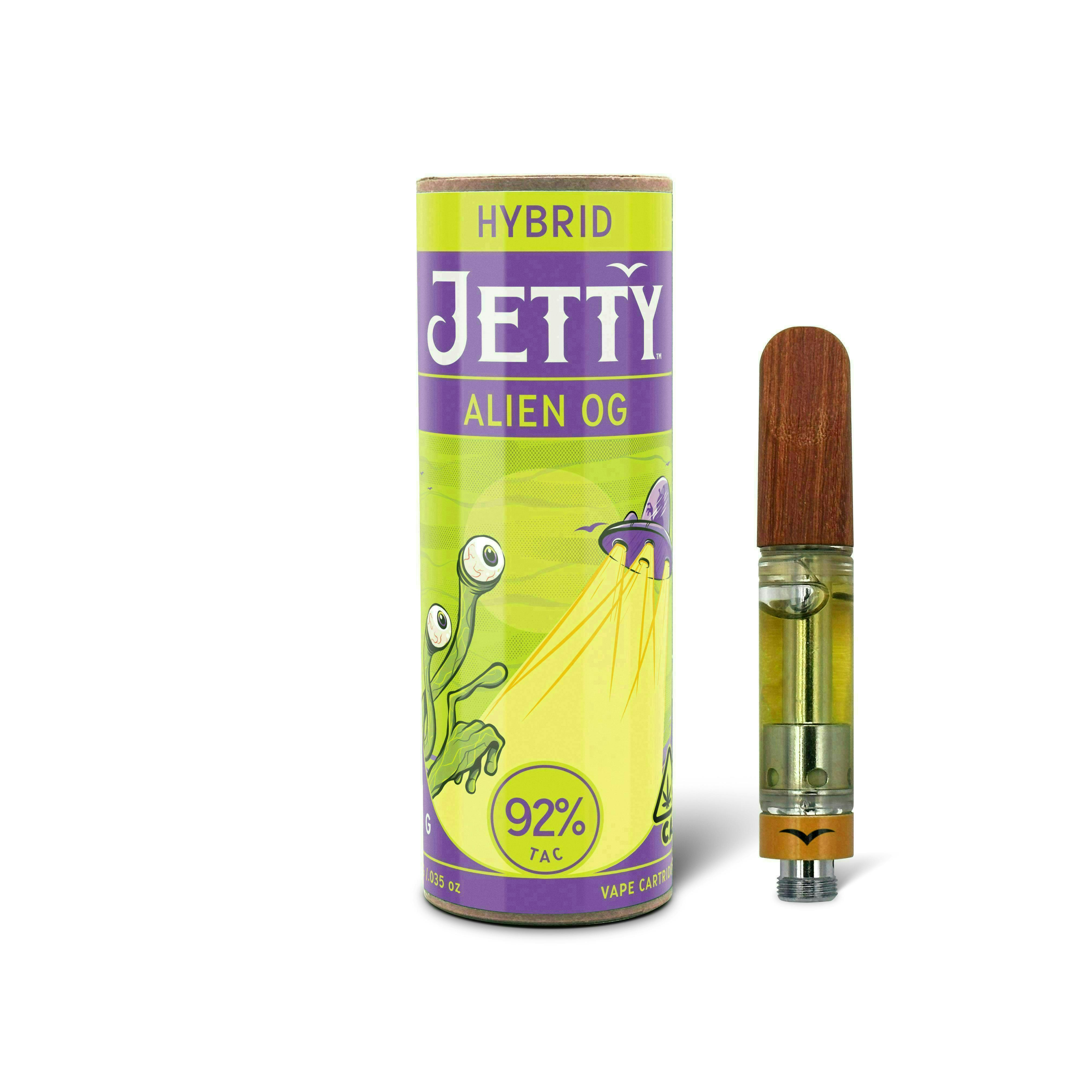 Jetty Extracts - Alien OG | Distillate Cartridge | 0.5g - 1