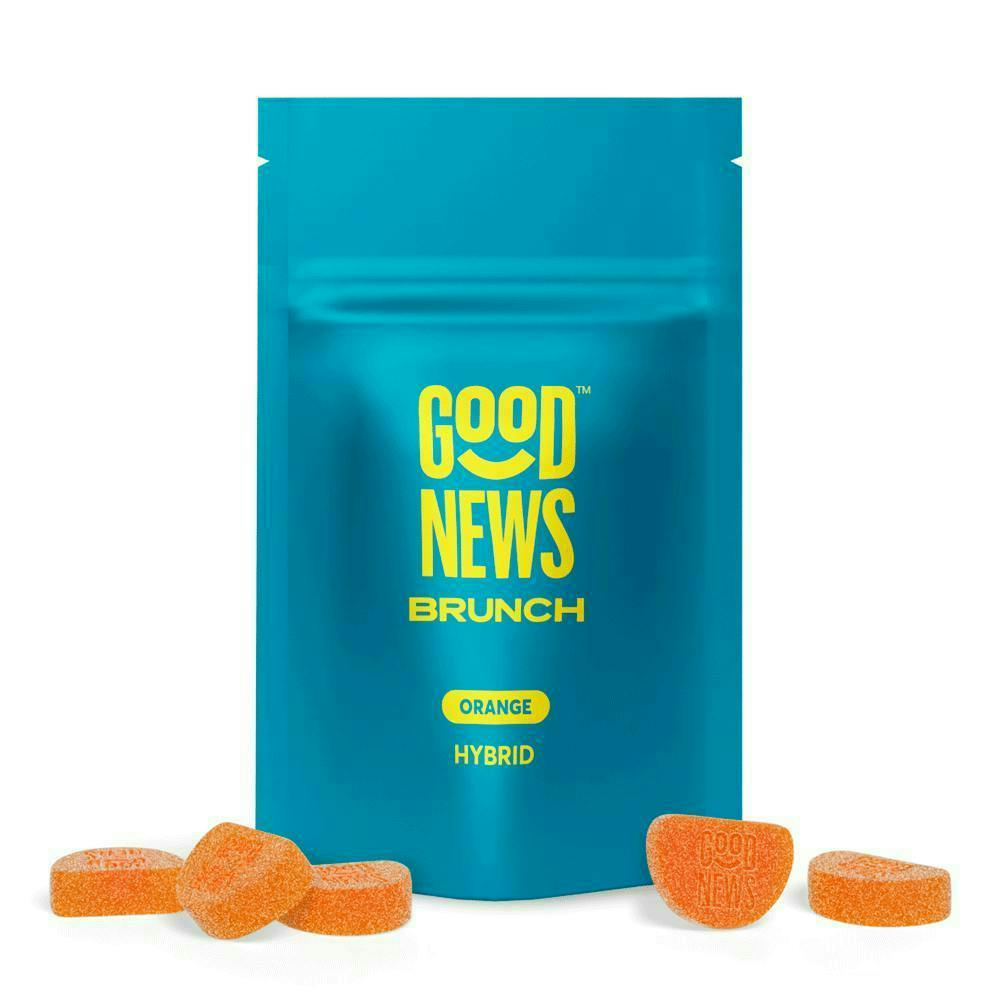 Good News - Brunch Orange Gummies | 200mg | 20ct | 10mg/ea - 1
