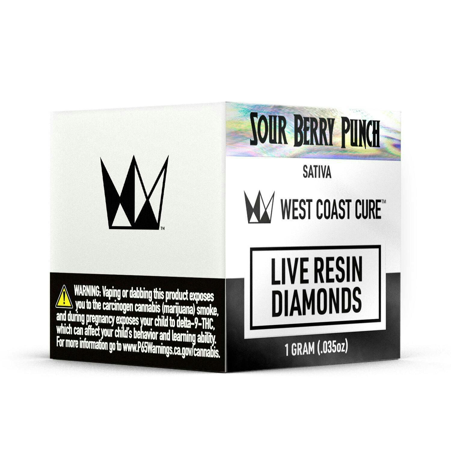 West Coast Cure - Sour Berry Punch Live Resin Diamonds - 1