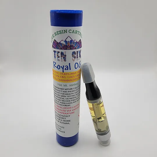 Ten Six Labs - Royal OG - 1000mg Live Resin Cartridge - 1