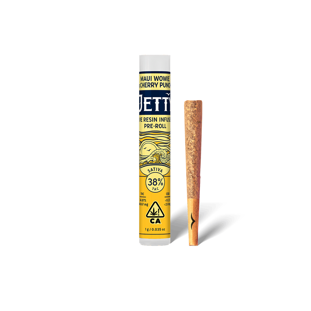 Jetty Extracts - Maui Wowie x Cherry Punch | Live Resin Infused Joint | 1g - 1