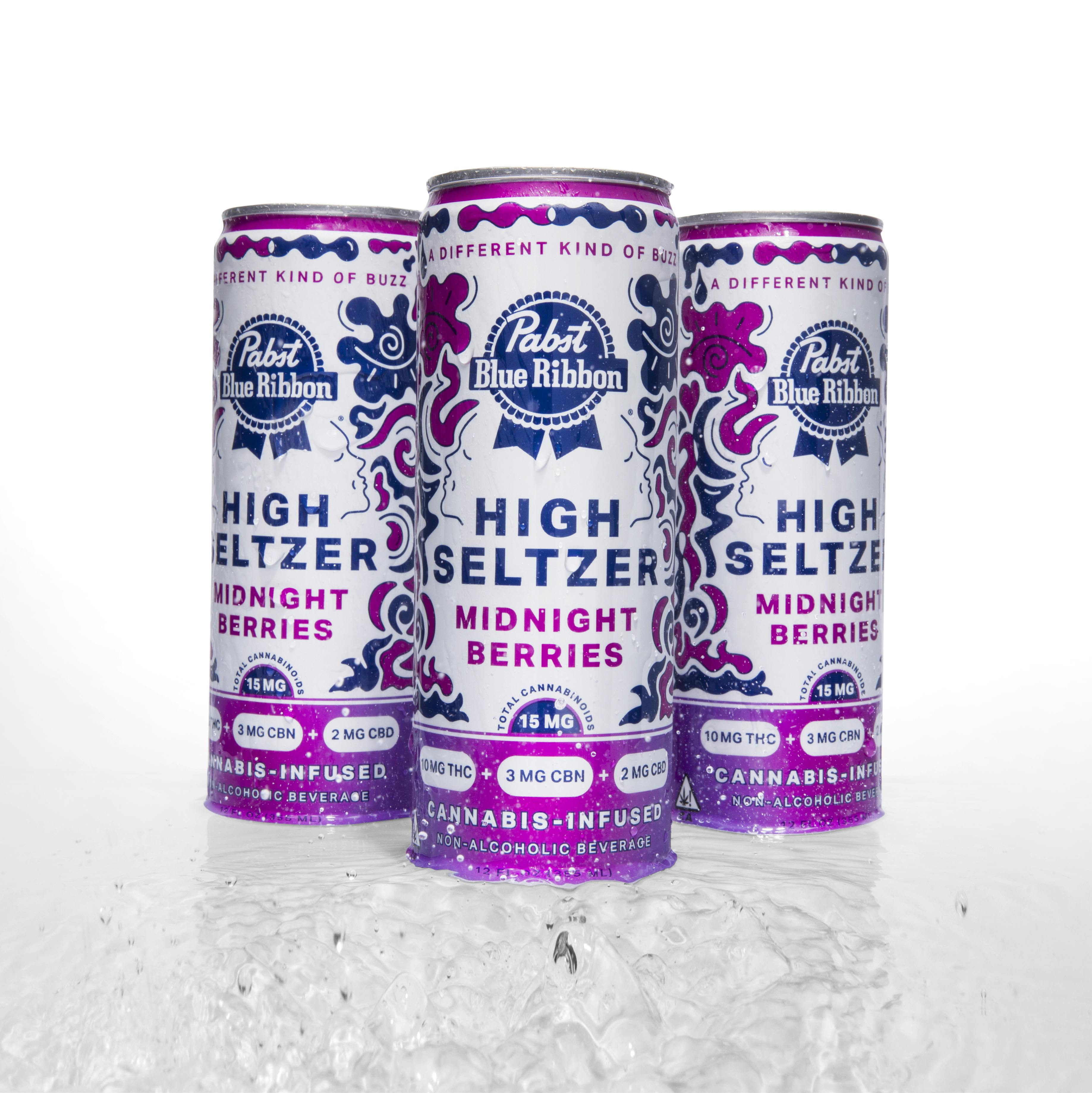 Pabst (PBR) - PABST | PBR - MIDNIGHT BERRIES | 10mg THC + 3mg CBN + 2mg CBD | Single Can - 1