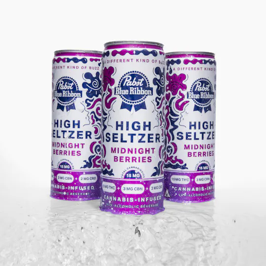 Pabst (PBR) - PABST | PBR - MIDNIGHT BERRIES | 10mg THC + 3mg CBN + 2mg CBD | Single Can - 1