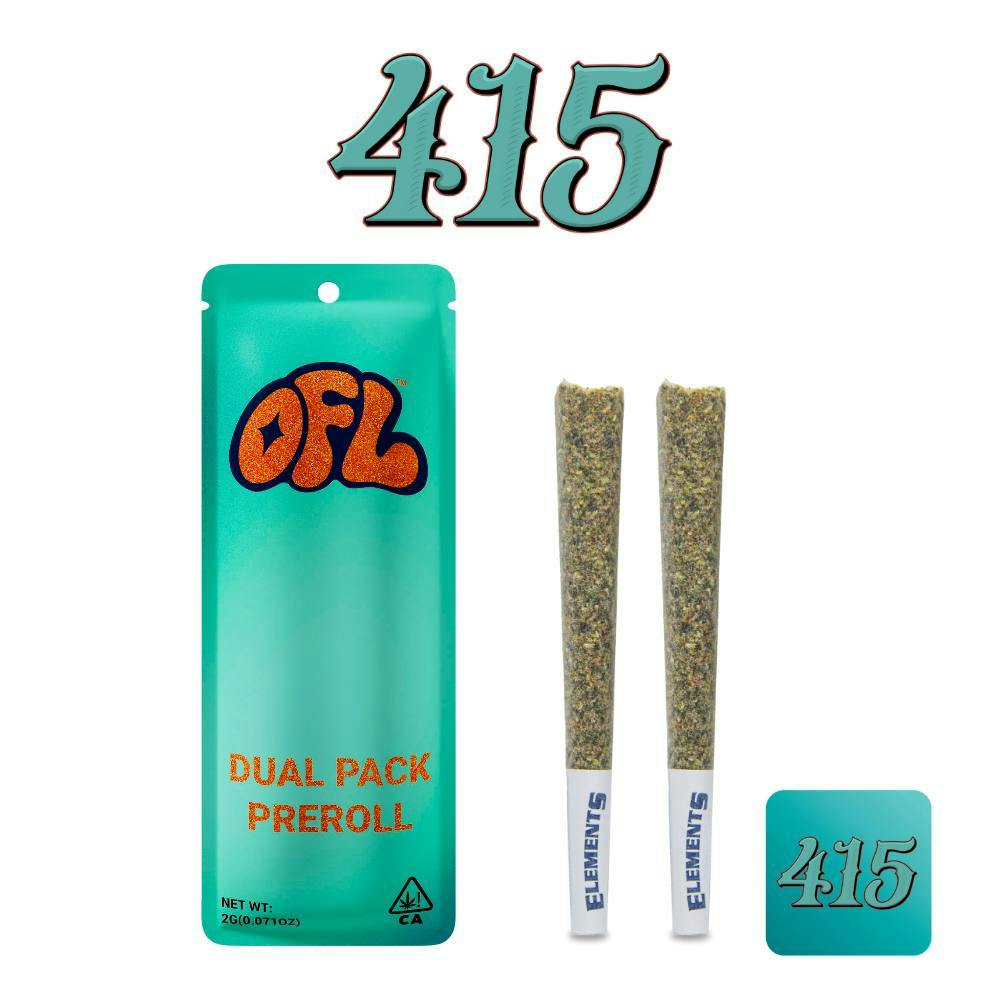 Oakfruitland (OFL) - 415 | Joints | 1g each | 2pk - 1