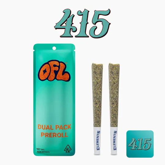 Oakfruitland (OFL) - 415 | Joints | 1g each | 2pk - 1