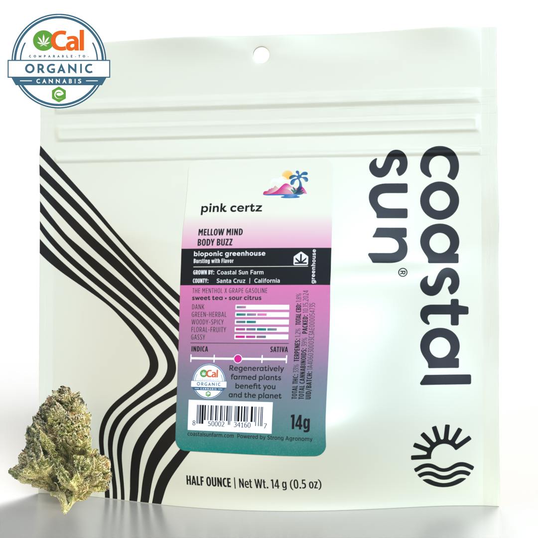 Coastal Sun - Coastal Sun | Pink Certz | Greenhouse Flower | 14g - 1