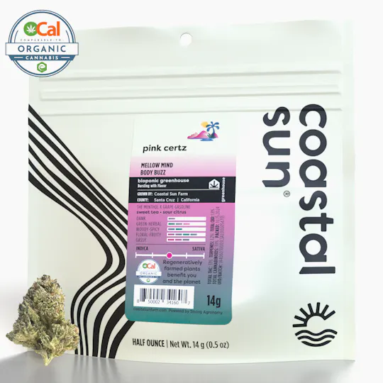 Coastal Sun - Coastal Sun | Pink Certz | Greenhouse Flower | 14g - 1