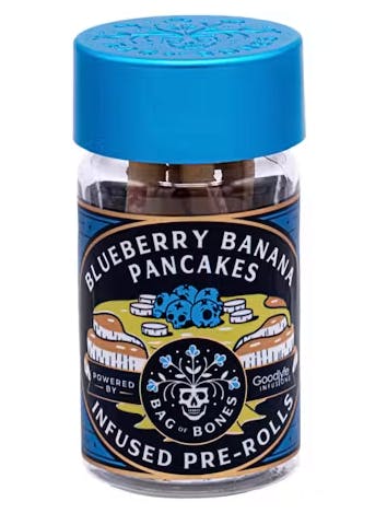 Goodlyfe Farms - Blueberry Banana Pankcakes | Infused Minis | 0.55g each | 5pk - 1