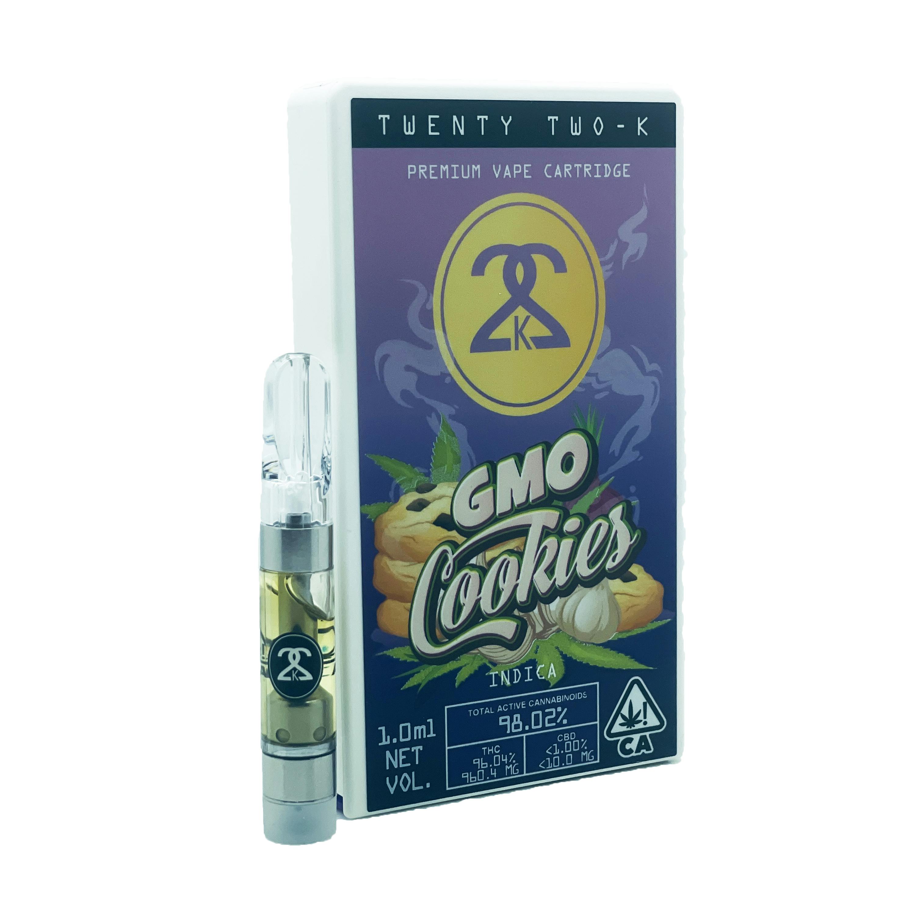 Twenty Two K / 22k - 22K - GMO Cookies - Cartridge - 1.0ml - 1
