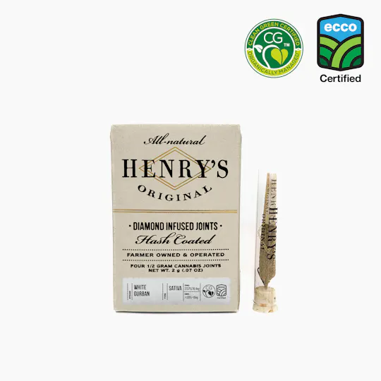 Henry's Original - Henry's Original | White Durban | Infused Joints | 0.5g each | 4pk - 1