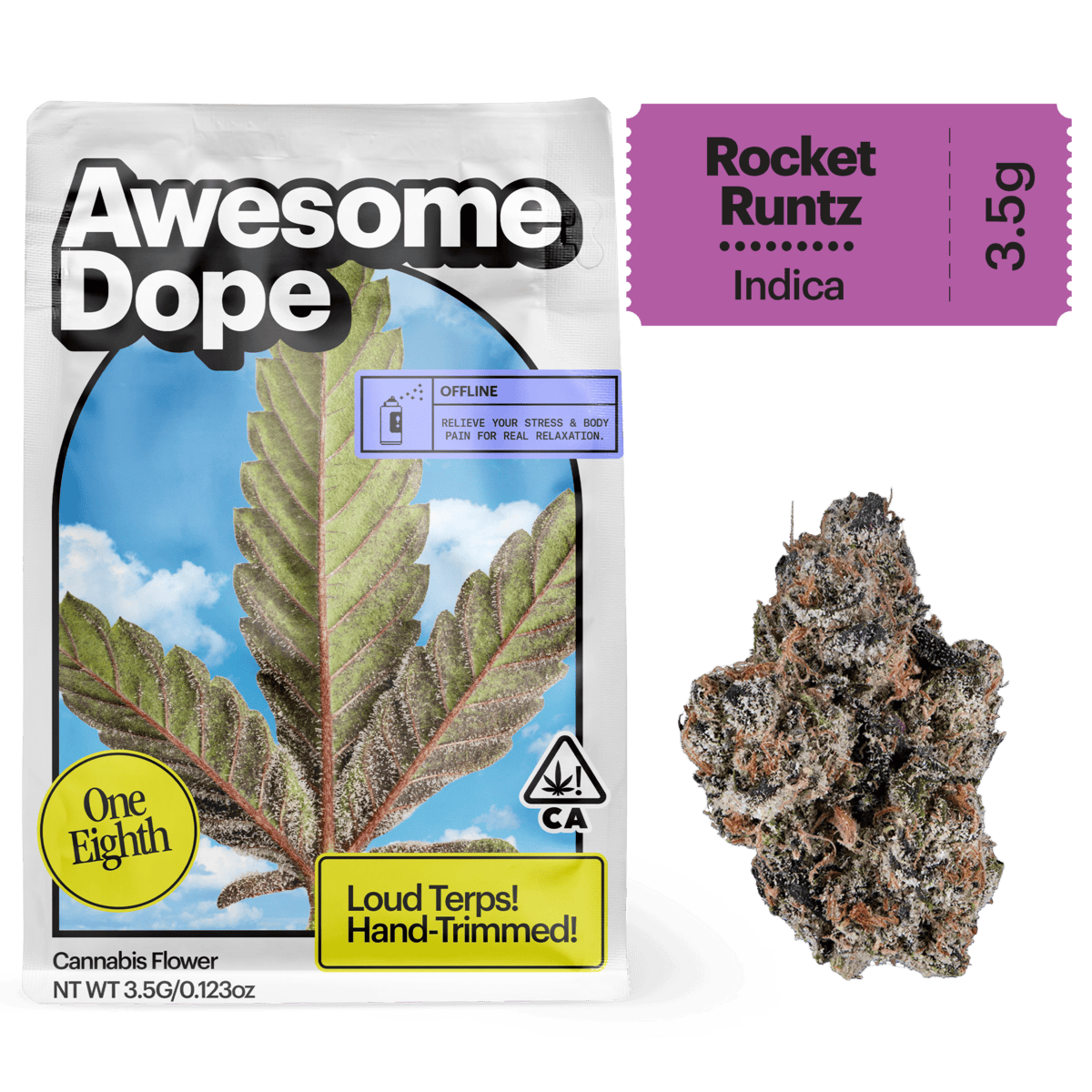 Awesome Dope - Rocket Runtz | Big Buds | 3.5g - 1