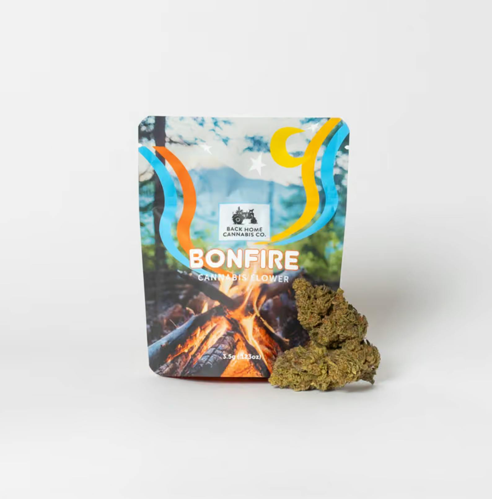 Back Home Cannabis Co. - Bonfire | Ice Cream Cake | Big Buds | 3.5g - 1