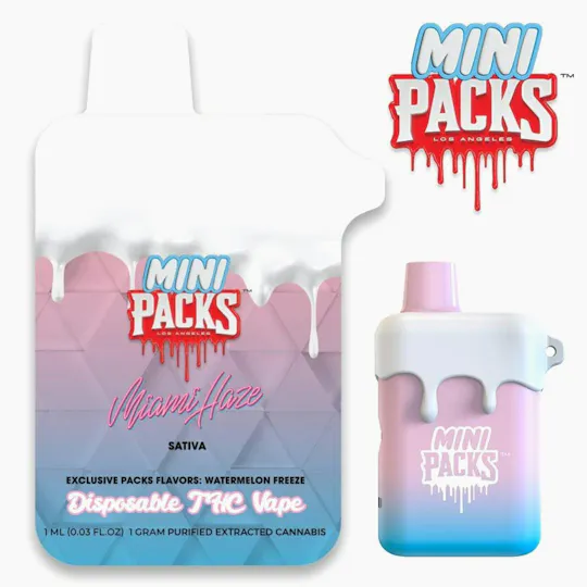 PACKS Los Angeles - Miami Haze | Disposable | 1g - 1