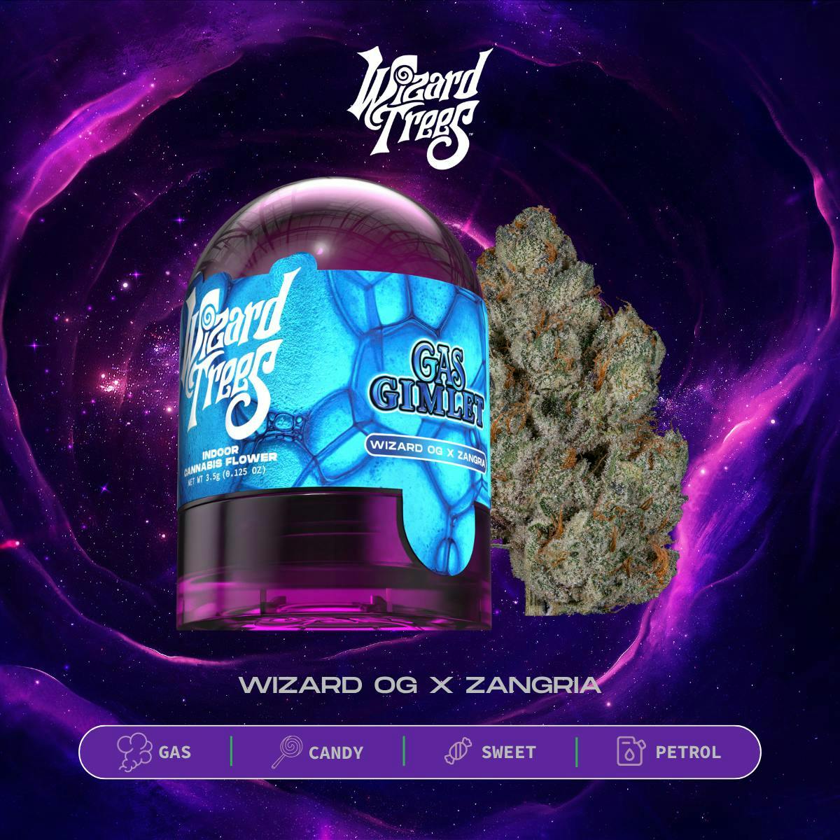 Wizard Trees - Gas Gimlet | Indoor Flower | 3.5g - 1