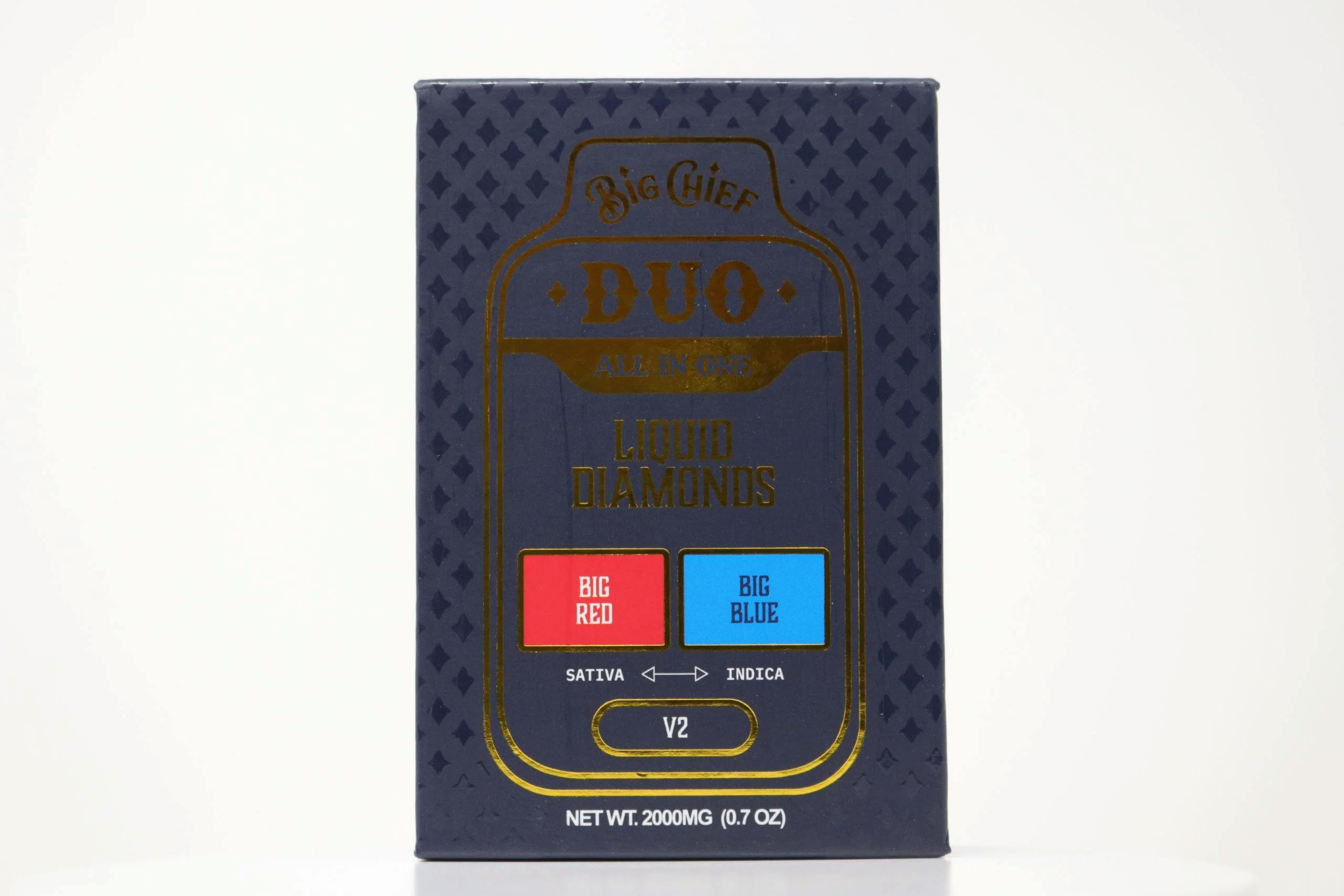 Big Chief - Big Chief | Big Red x Big Blue | V2 Liquid Diamonds Disposable | 2g - 1