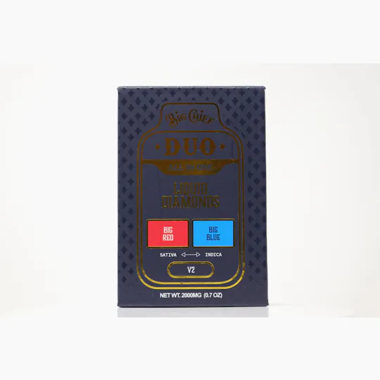 Big Chief - Big Chief | Big Red x Big Blue | V2 Liquid Diamonds Disposable | 2g - 1