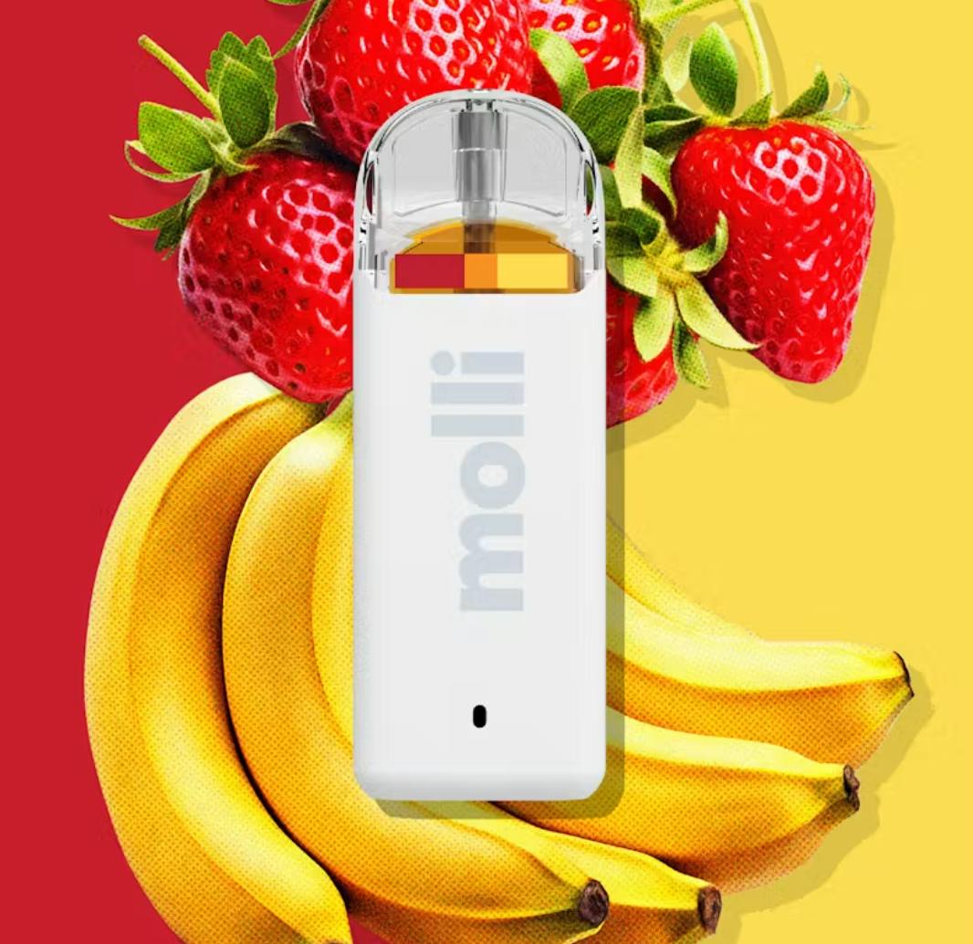 Molli - Strawberry Banana | Pod Starter Kit | 1g - 1