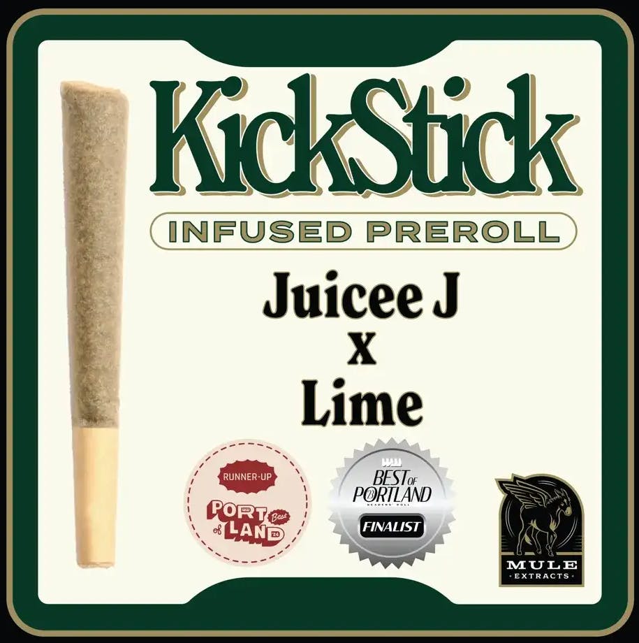 Mule Extracts - Juicee J x Lime | Infused Joint | 1g - 1