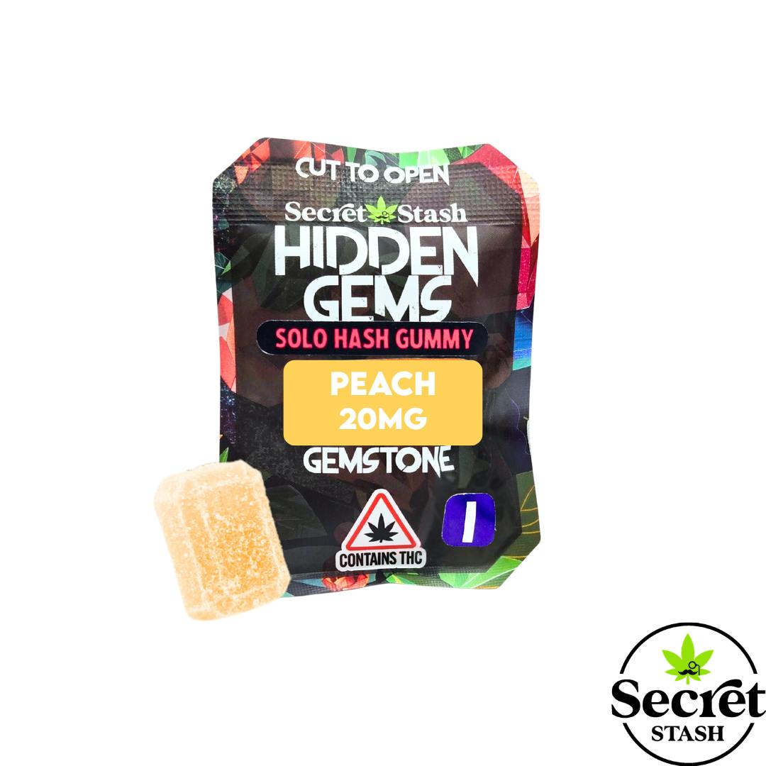 Secret Stash - Secret Stash | Hidden Gems | Solo | Hash | Peach | Indica | 20mg - 1