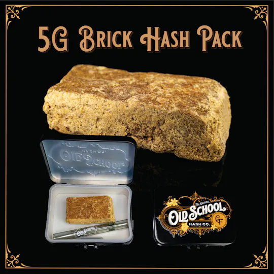 Old School Hash Co. - Old School Hash: Sherb Cream - 5g Brick Hash - 1