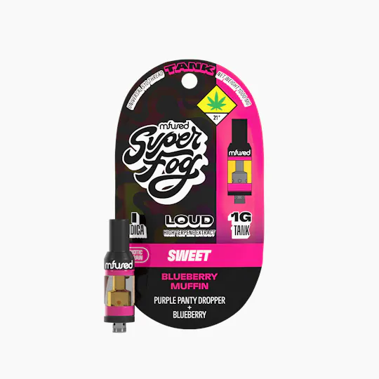 Super Fog by MFused - Blueberry Muffin | Cartridge | 1g - 1
