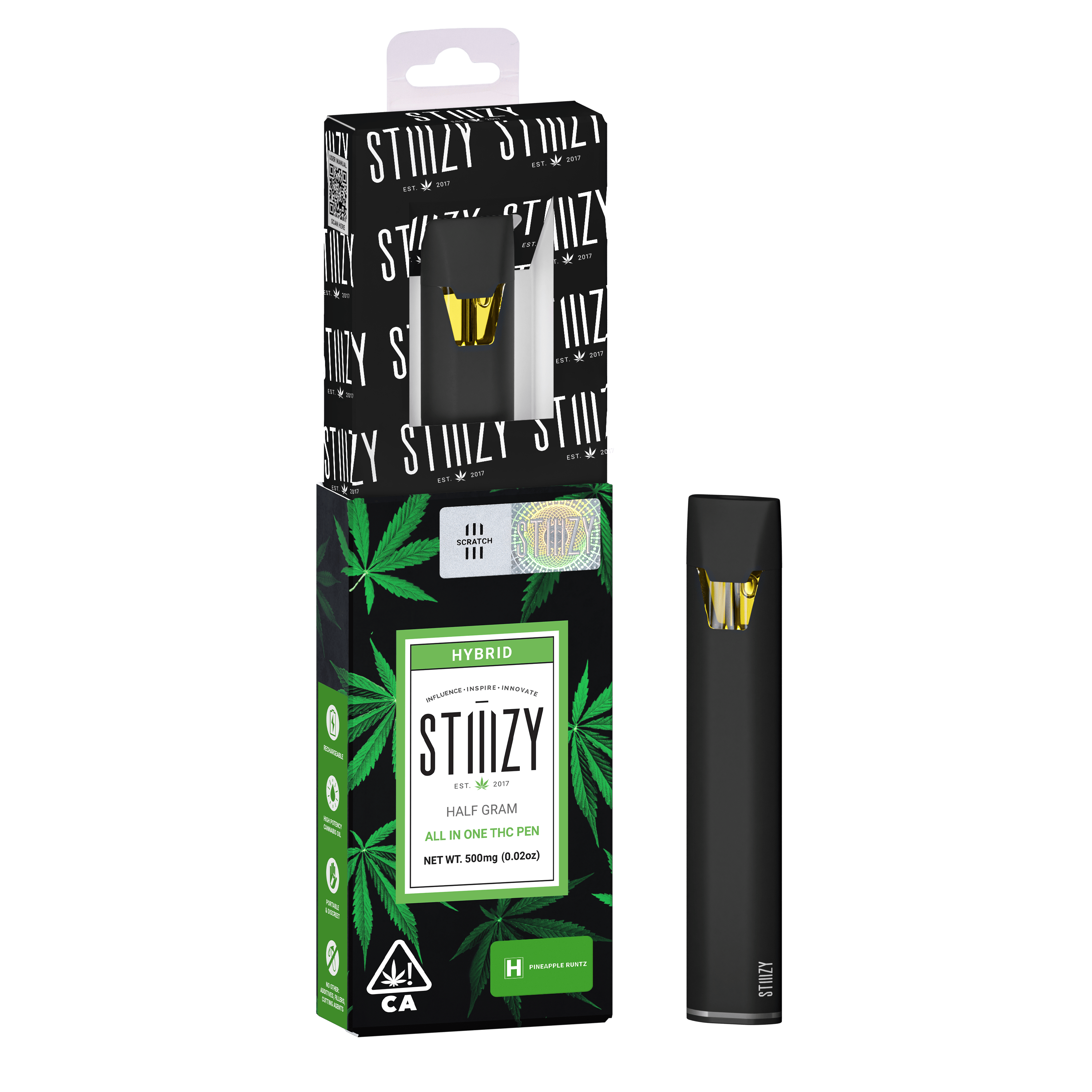 STIIIZY - Vape - PINEAPPLE RUNTZ .5G LIIIL - 1