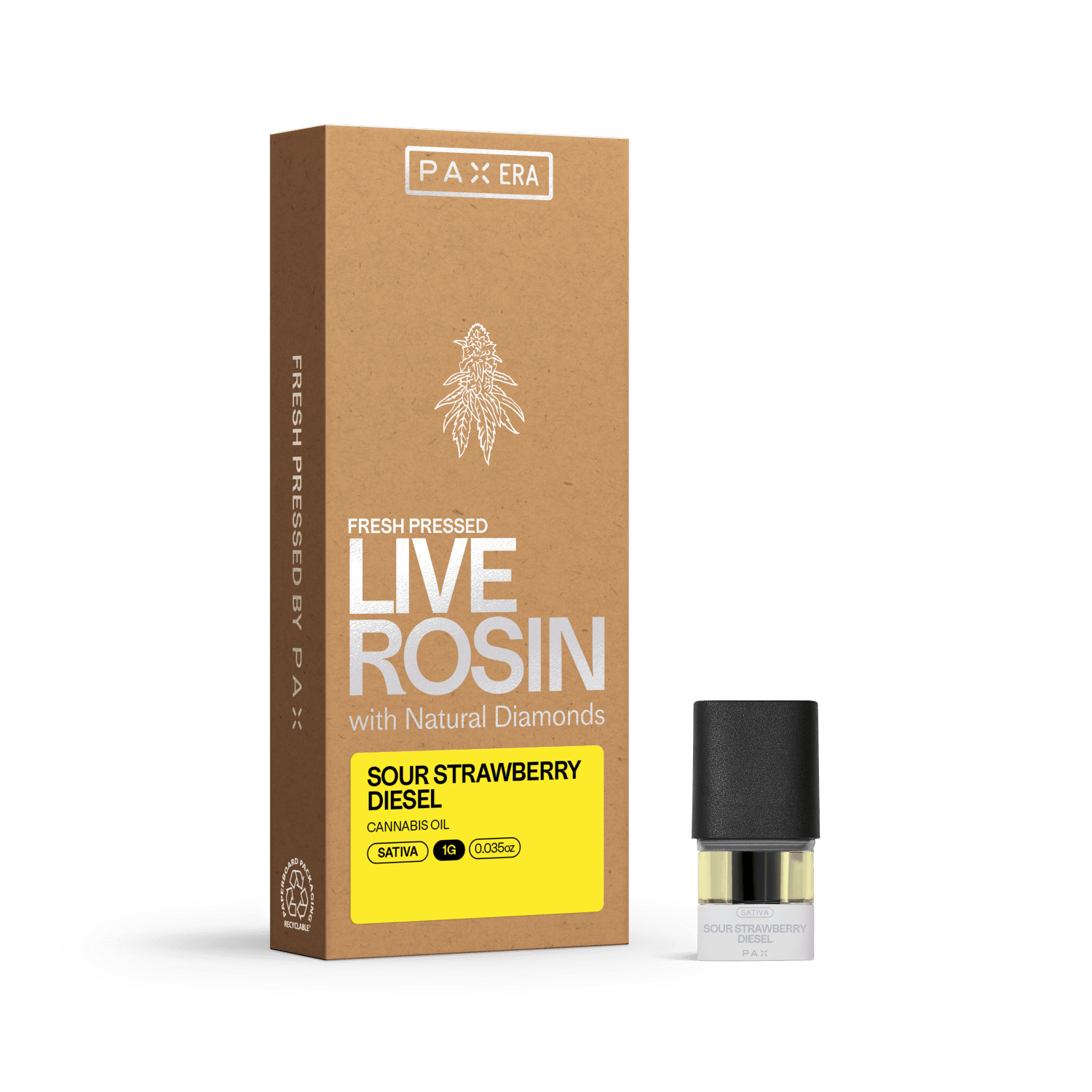 PAX - Sour Strawberry Diesel | Live Rosin Pod | 1g - 1