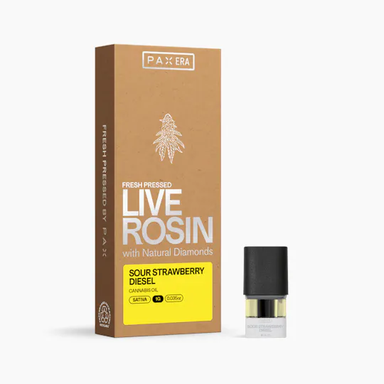 PAX - Sour Strawberry Diesel | Live Rosin Pod | 1g - 1