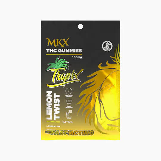 MKX Oil Co - Lemon Twist Gummies | 100mg | 5ct | 20mg/ea - 1