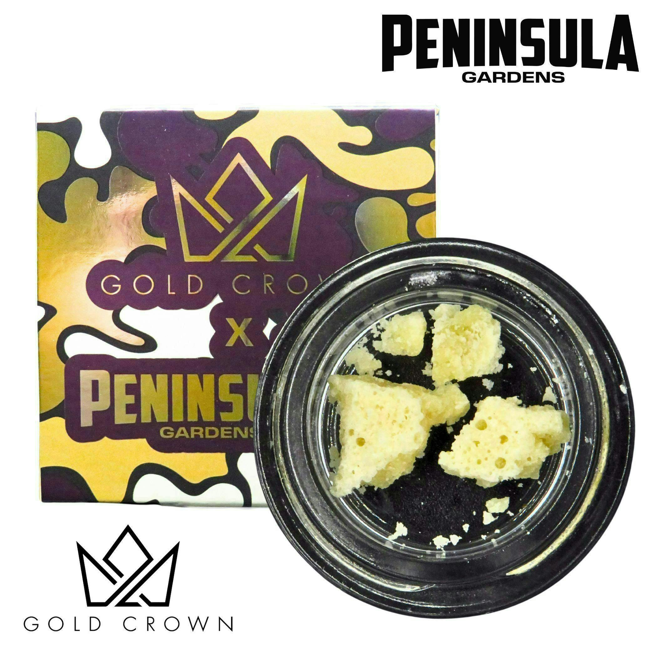 Gold Crown - Gold Crown x Peninsula Gardens | Lime Headz | Crumble | 1g - 1