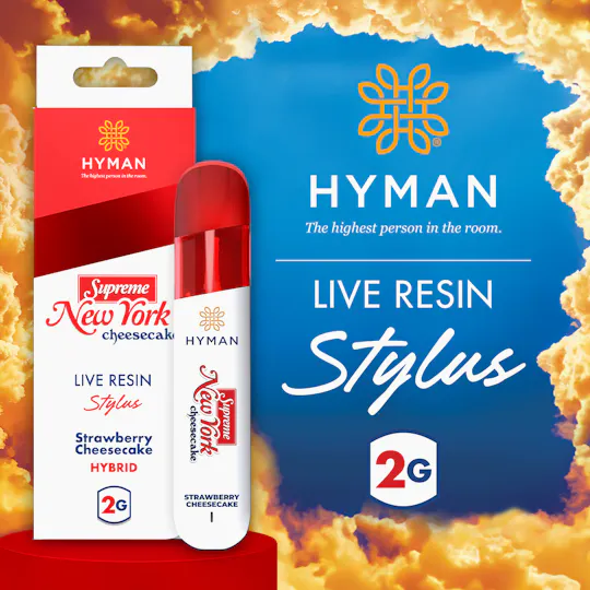 HYMAN - New York Cheesecake | 2G Live Resin Disposable | HYMAN | REC - 1