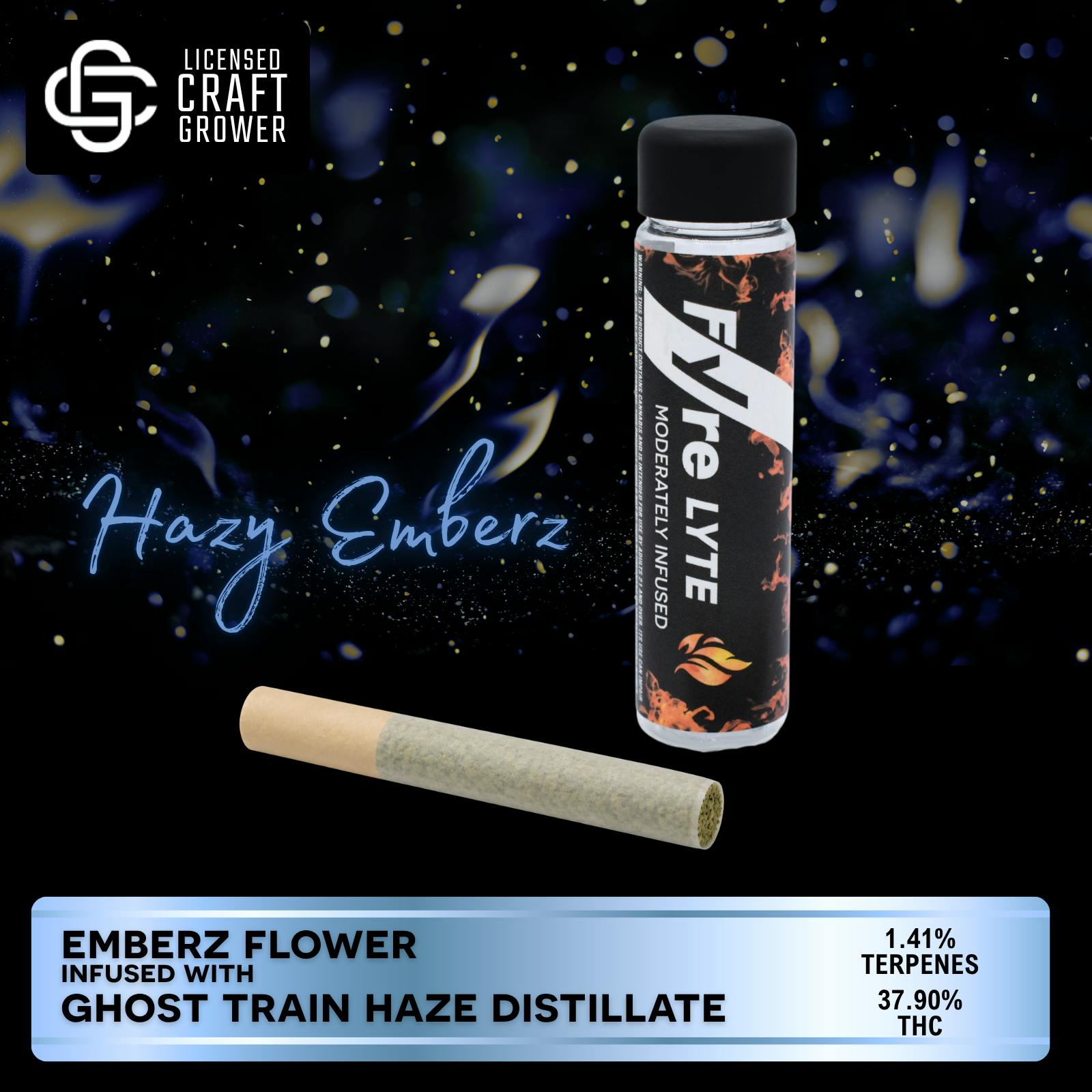 Realeaf Botanicals - Fyre Lyte Hazy Emberz Infused Pre-Roll 1.0g - 1