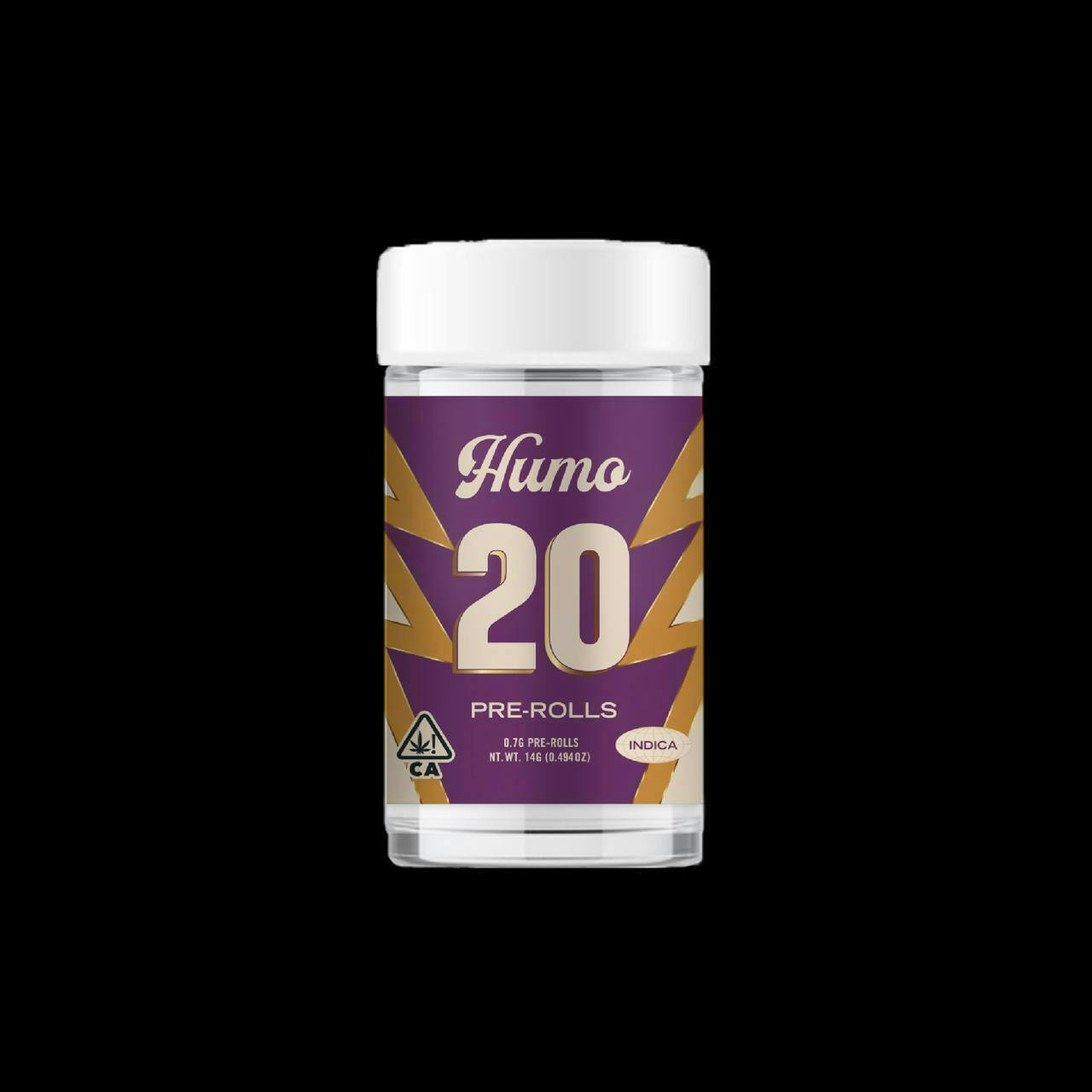 Humo - HUMO CORP | Adios GMO | Indica | Pre-Roll | 20-Pack 0.7g - 1