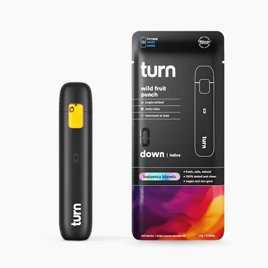 turn - Wild Fruit Punch | Botanica Blends | AIO | Indica - 1