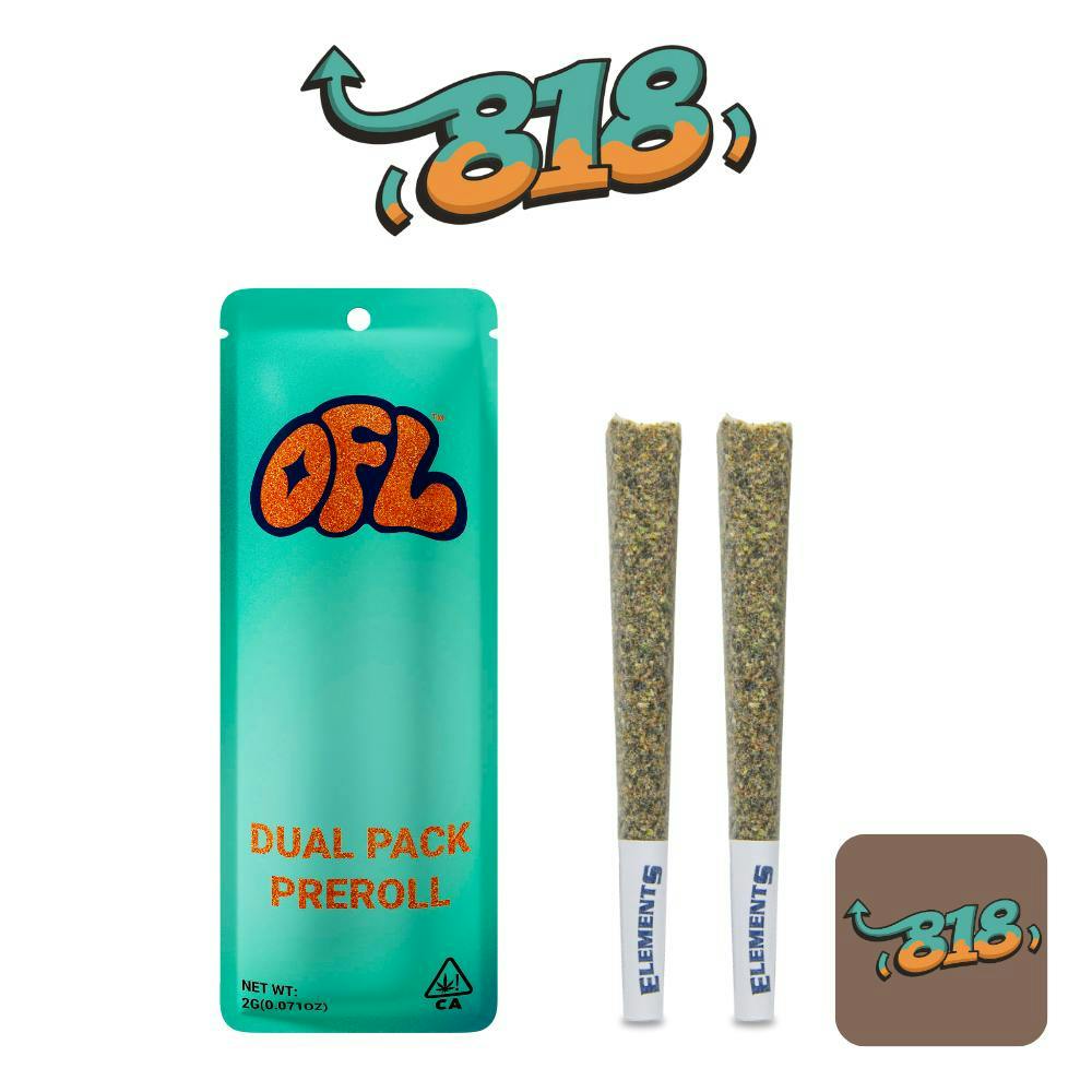 Oakfruitland (OFL) - 818 | Joints | 1g each | 2pk - 1
