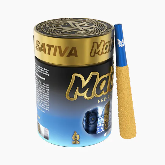 Muha Meds - Blueberry ZaZa | Infused Joints | 0.6g each | 5pk - 1